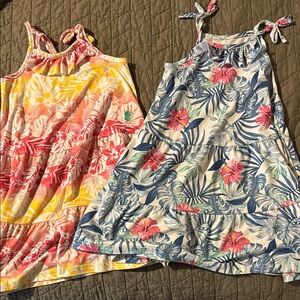 Tropical Floral Sundresses size 4T